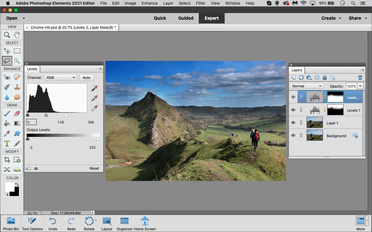 Use Levels to enhance your landscapes in Photoshop Elements | Digital ...