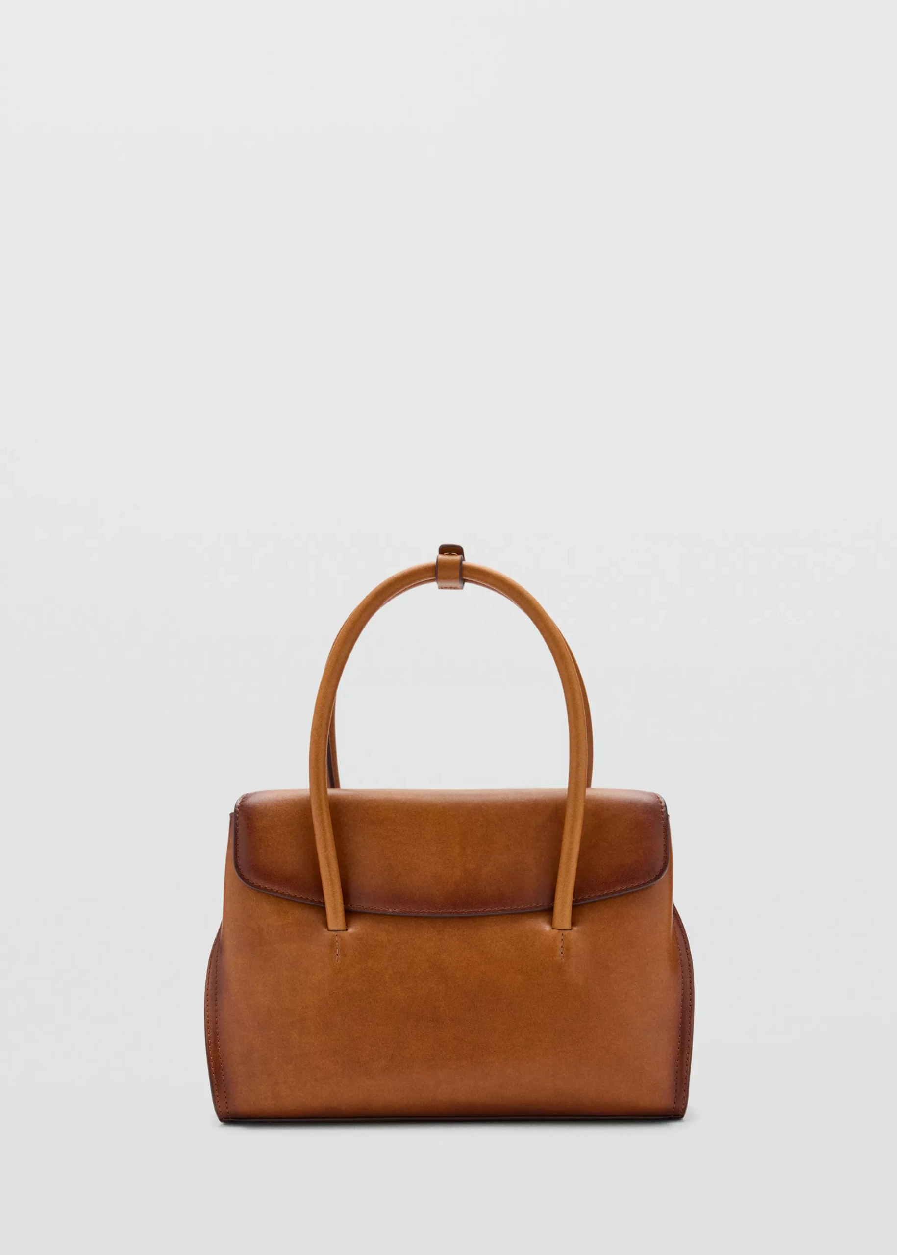 Leather Flap Bag - Women | Mango Usa
