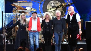 Honorees Stevie Nicks, John McVie, Christine McVie, Lindsey Buckingham and Mick Fleetwood of Fleetwood Mac seen onstage during MusiCares Person of the Year honoring Fleetwood Mac at Radio City Music Hall on January 26, 2018 in New York City