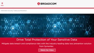Broadcom website screenshot