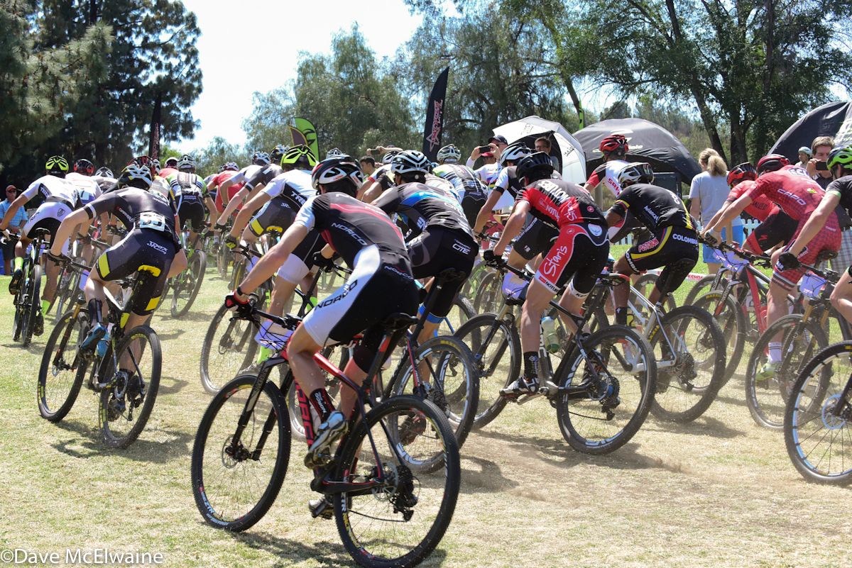 Nearly 100 Elite men started today&rsquo;s race