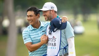 Justin Suh and Ryan Jamison at the Charles Schwab Challenge in 2023