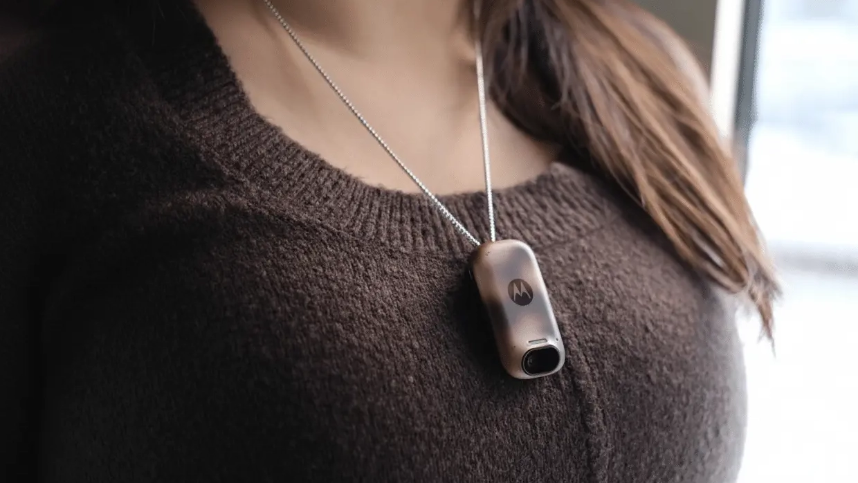 Motorola's concept AI Pendant wearable AI companion