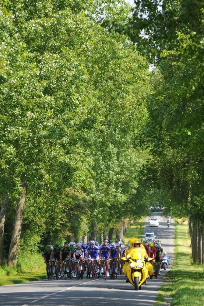 The green scenery of Tour de Picardie