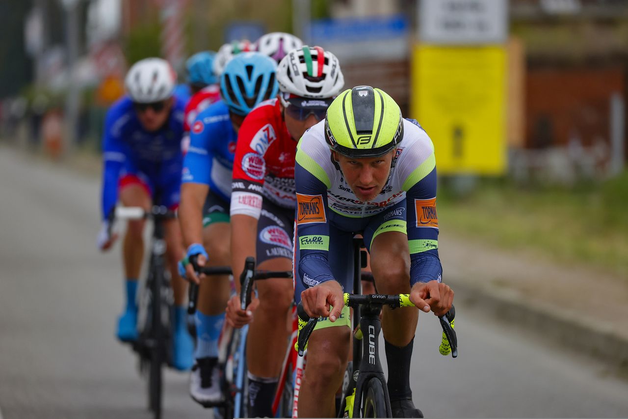 Giro d'Italia 2021 - 104th Edition - 3rd stage Biella - Canale 190 km - 10/05/2021 - Taco Van der Hoorn (NED - Intermarche' - Wanty - Gobert Materiaux) - photo Luca Bettini/BettiniPhoto&Acirc;&copy;2021