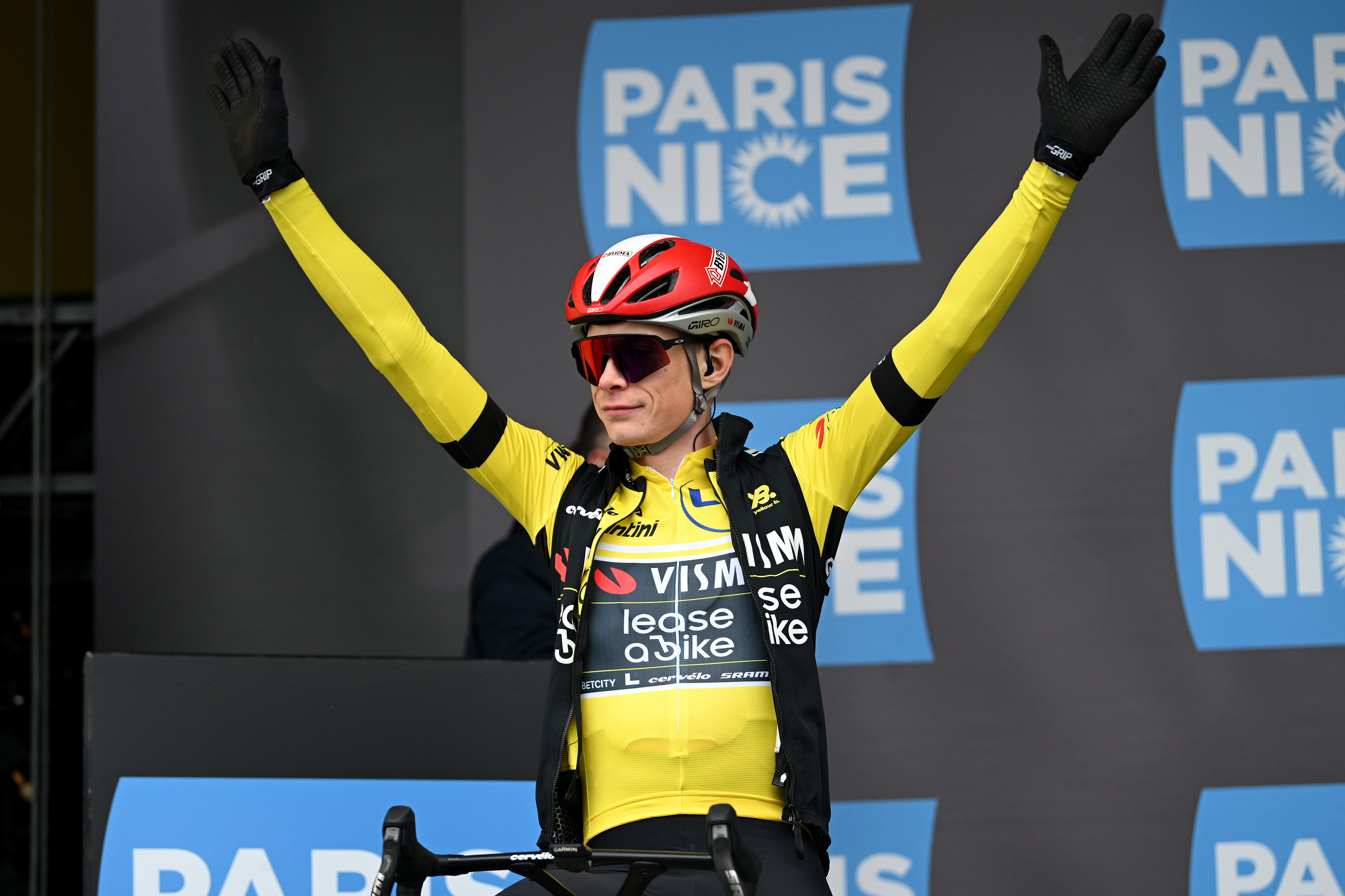 Jonas Vingegaard at Paris-Nice this year