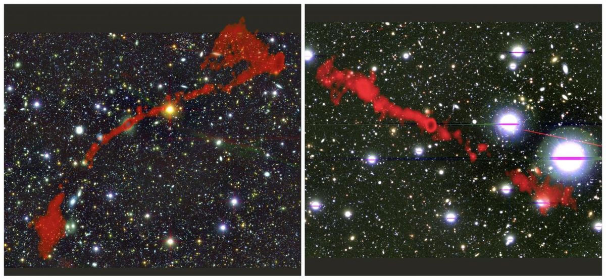 Discovery of two new giant radio galaxies offers fresh insights into the universe