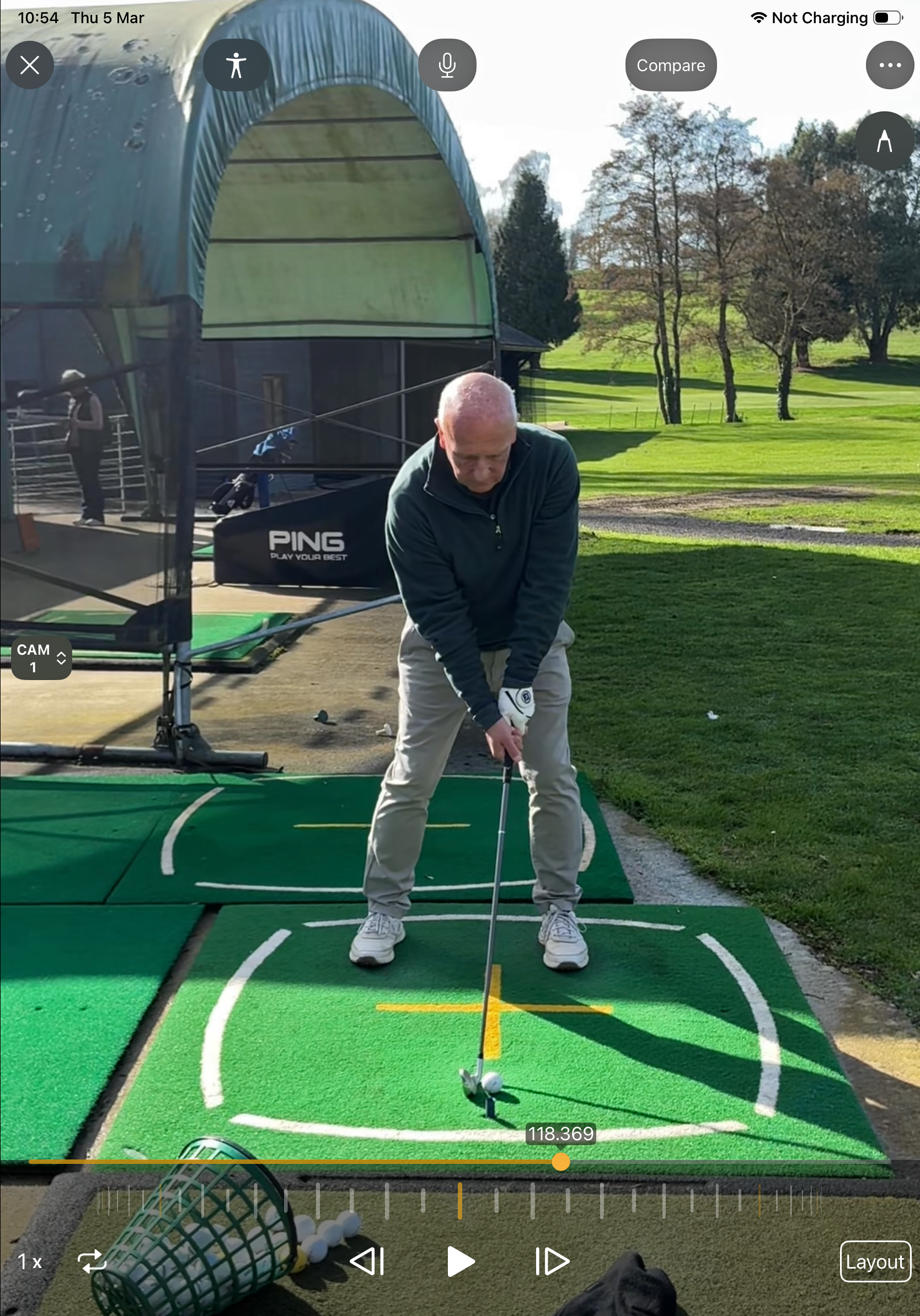 Rob Smith - with 7-iron