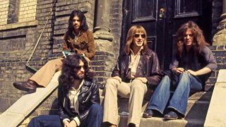 Free sitting on a stoop circa 1972 
