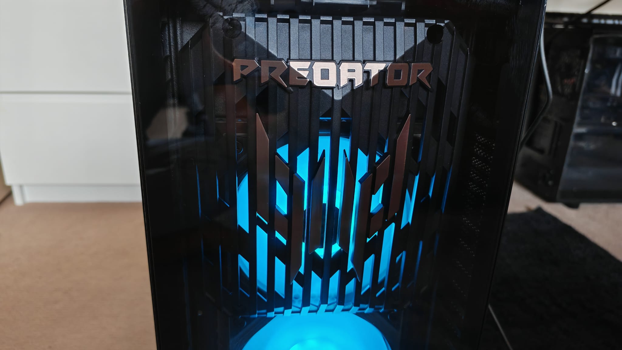 The Predator symbol on the Acer Predator Orion 7000 (2025)