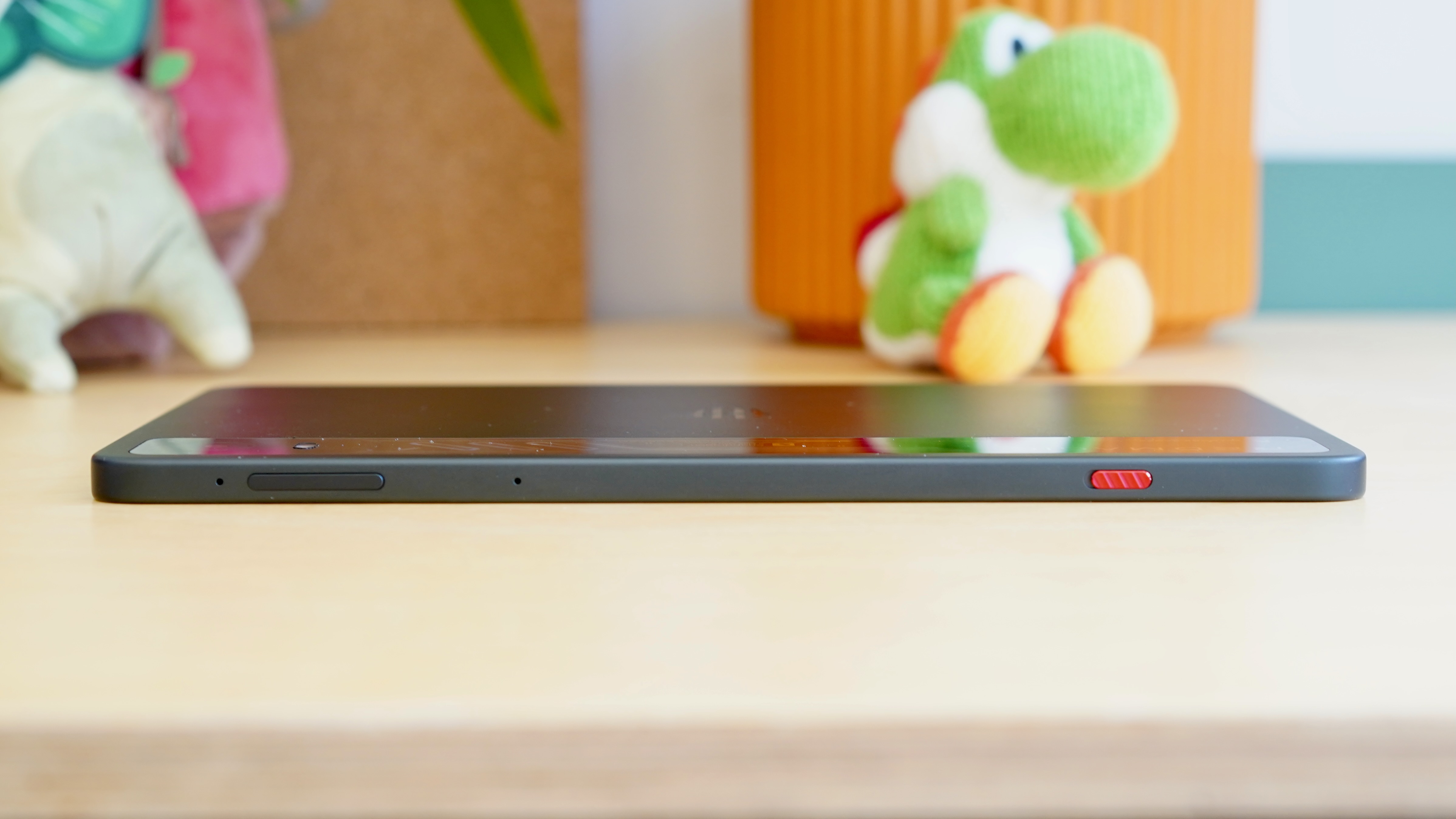 The RedMagic Astra 2 lying on a wooden table