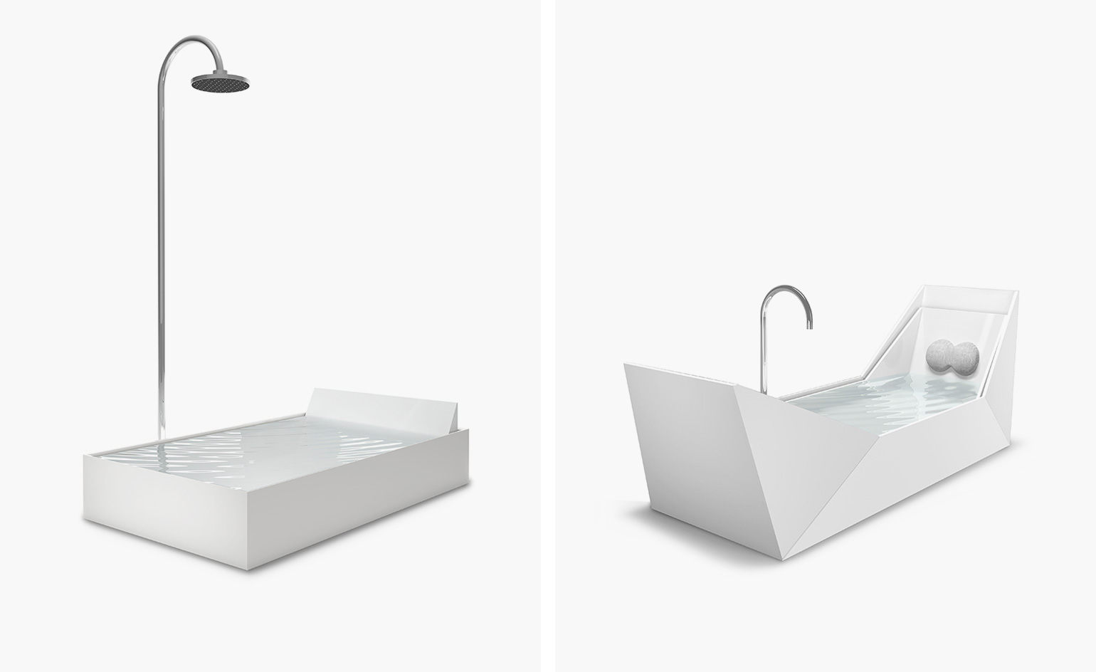 The ‘Sampan’ collection of sanitaryware.