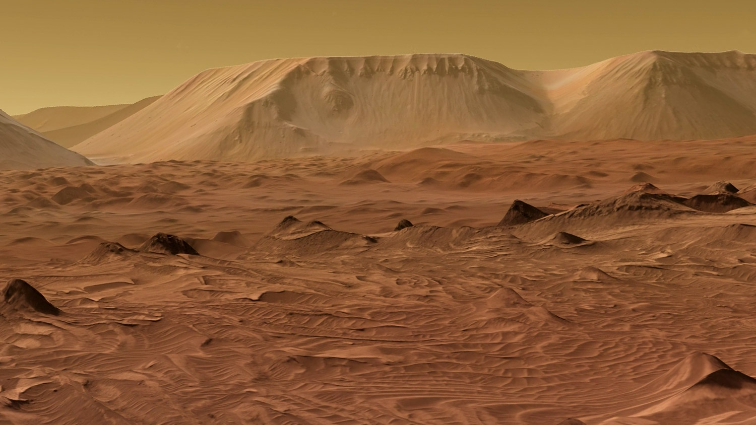 red planet mars surface