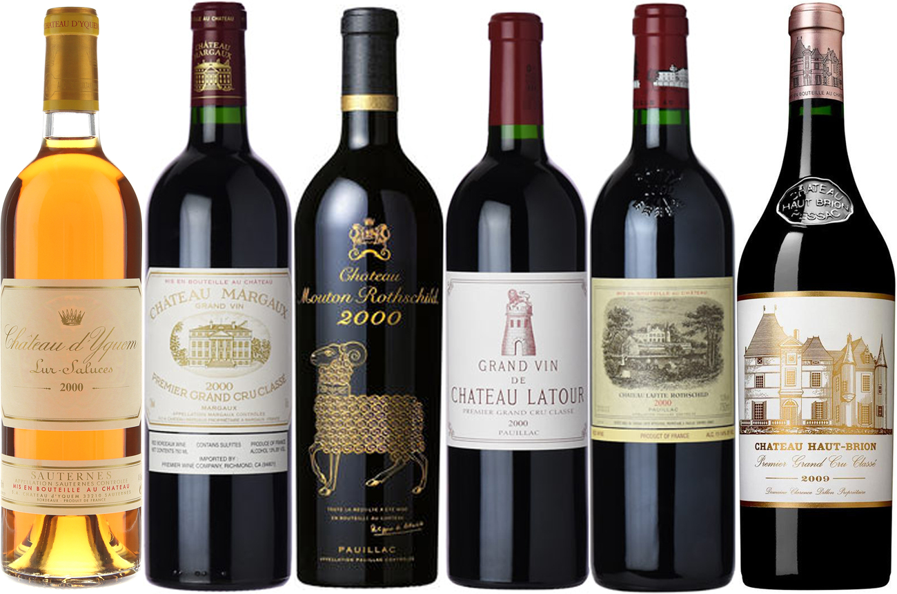 Bordeaux First Growths 2000 vintage