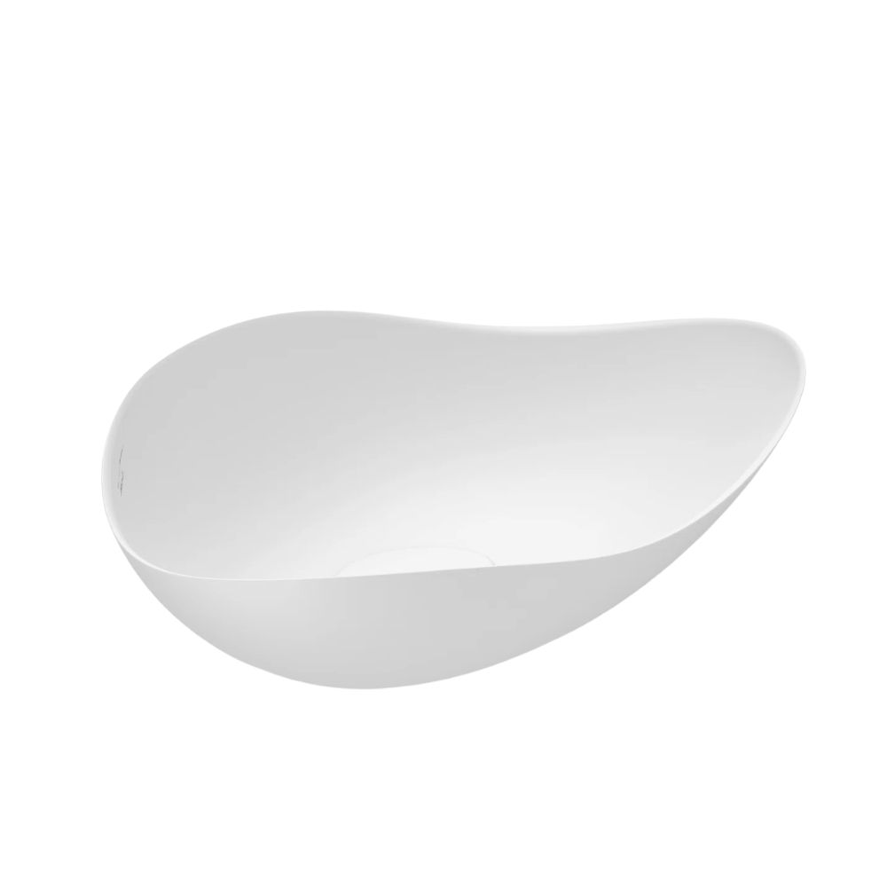 White asymmetric sink