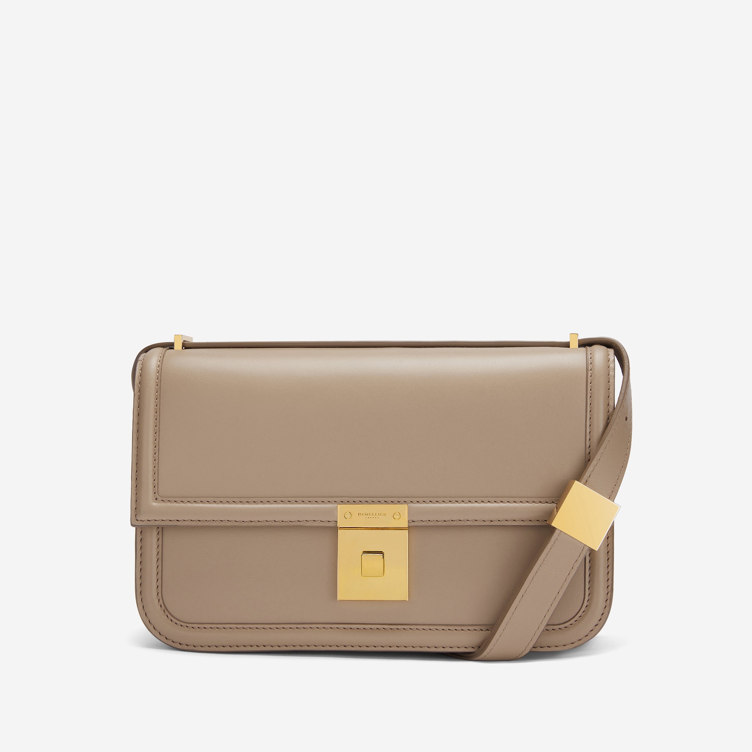 The Paris Crossbody | Dark Sand Smooth | Demellier