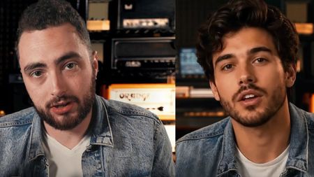 Side by side photo of Rhett Shull and AI-generated version of him