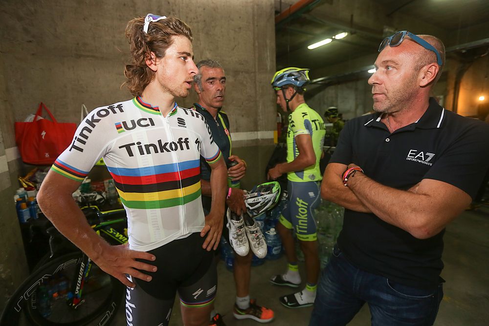 Peter Sagan before his training ride in San Luis