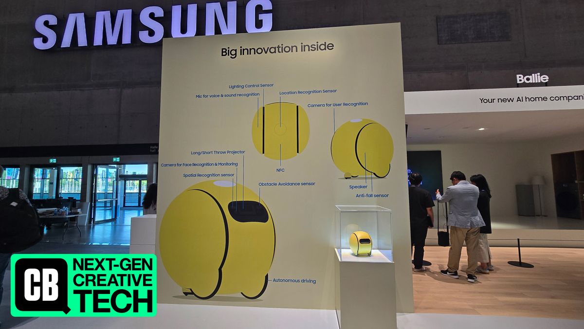 Samsung Ballie robot demo at IFA Berlin 2024