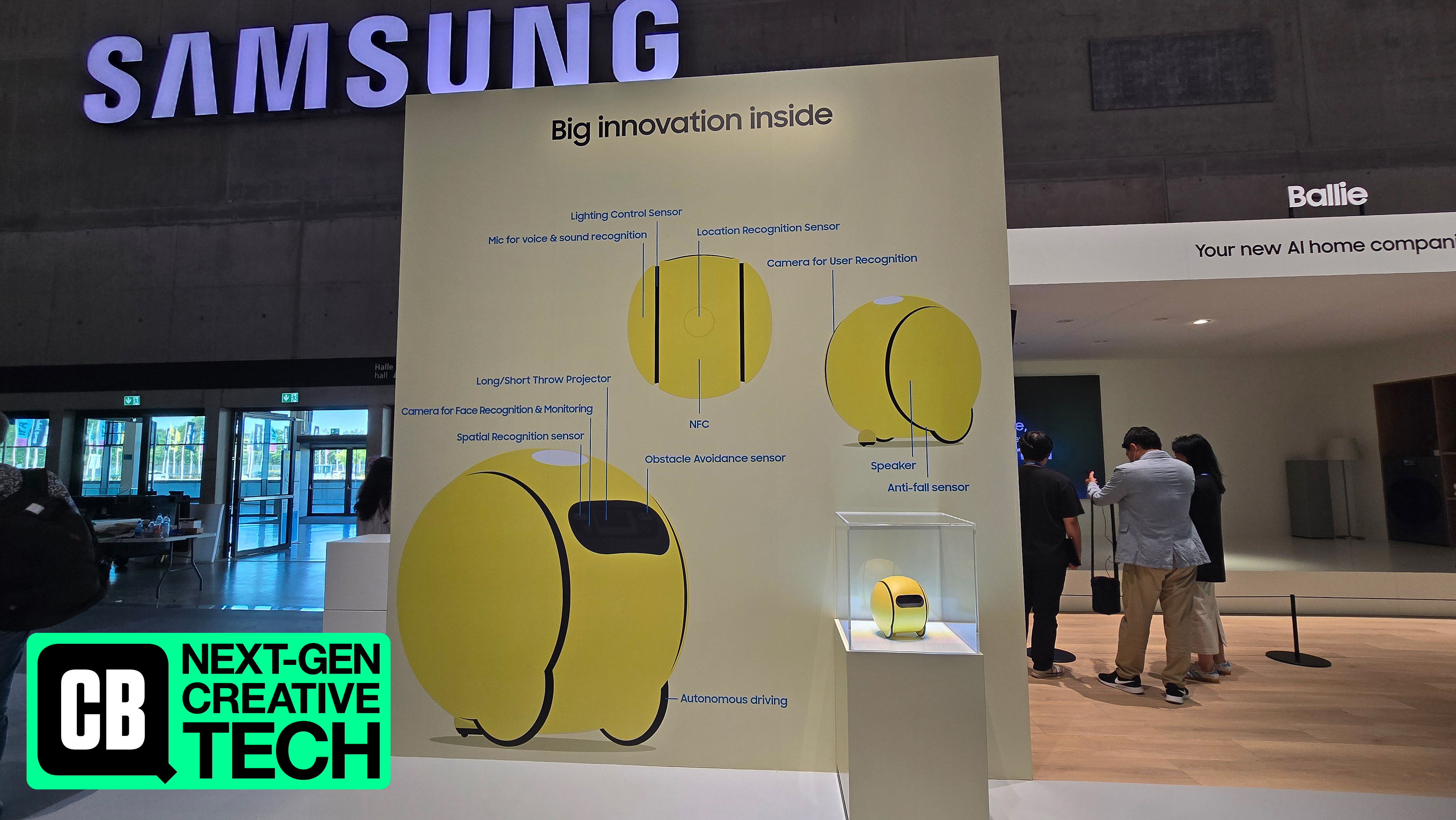 Samsung Ballie robot demo at IFA Berlin 2024