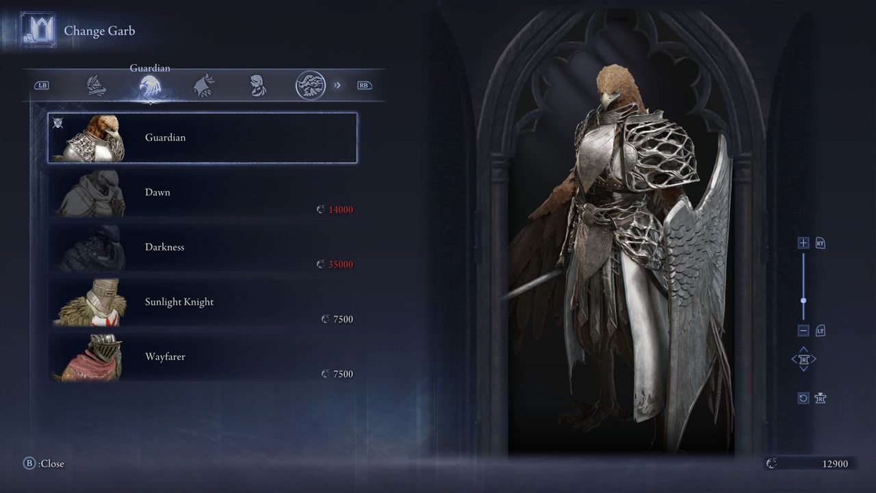 Elden Ring Nightreign outfits - Guardian