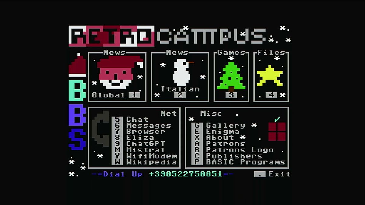 Commodore 64 Ultimate using a BBS
