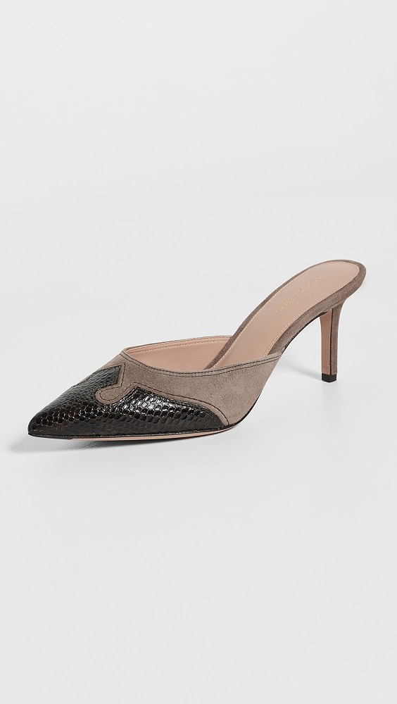 Lisa Western Pumps - Bark/espresso