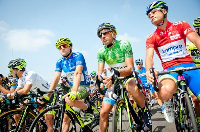 At the start line of stage 5