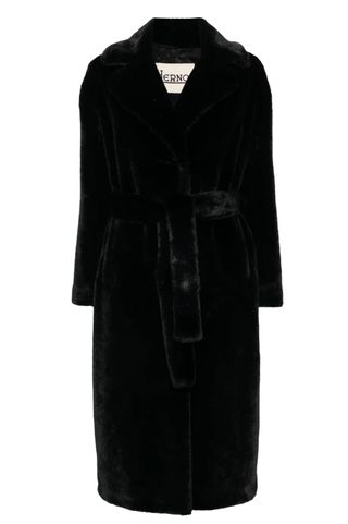 Herno Belted Faux-Fur Coat