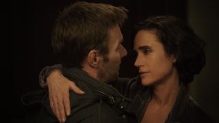 This is an image of actors Joel Edgerton and Jennifer Connelly in the series "Dark Matter."