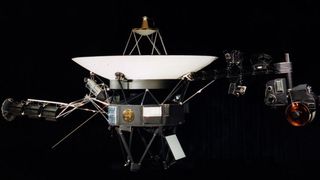 Shot of the NASA Voyager 1 probe, taken from the official voyager.jpl.nasa.gov site