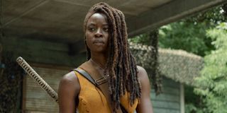 michonne walking dead danai gurira goodbye