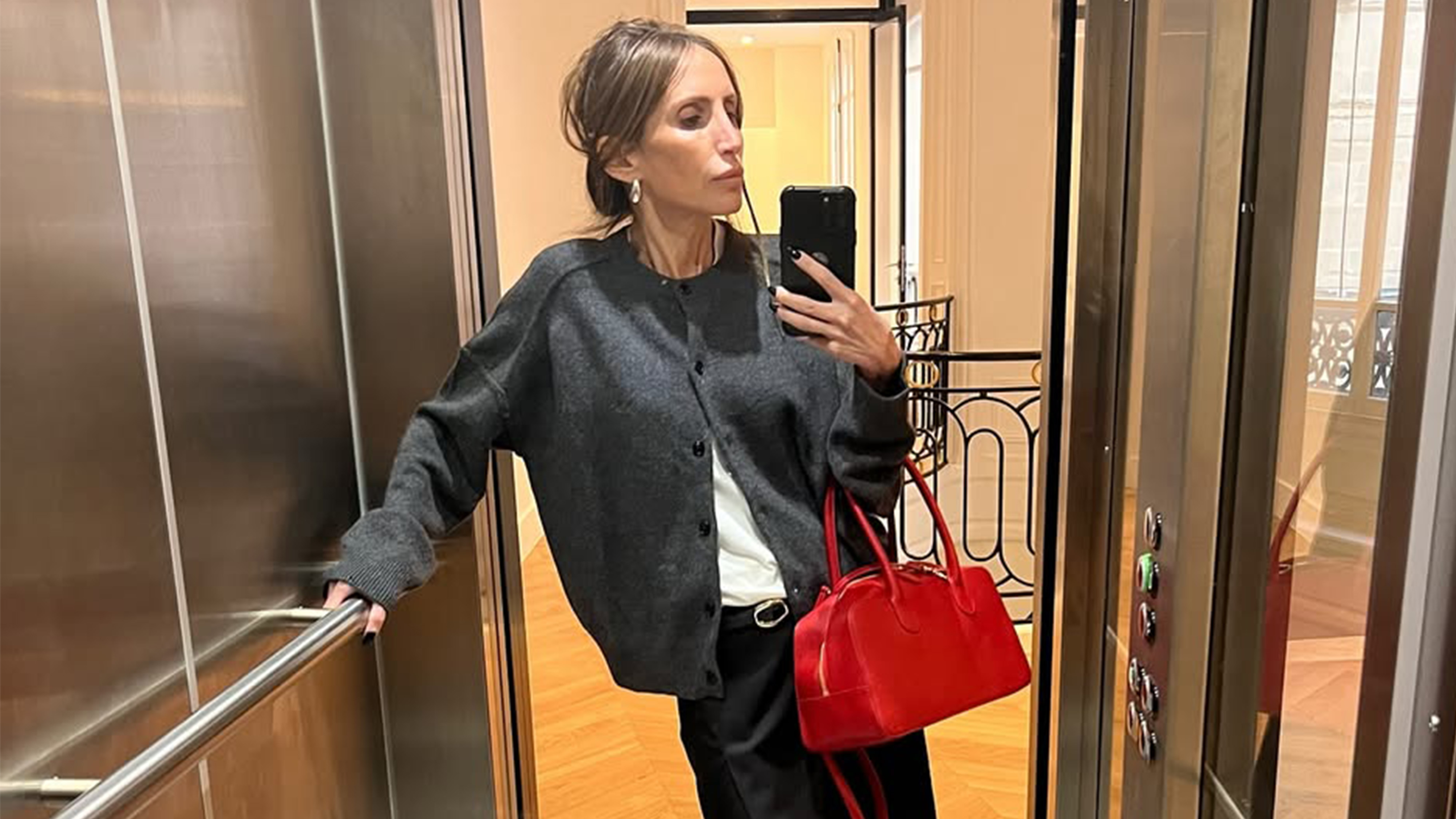 Chloé Harrouche wearing Loulou de Saison.