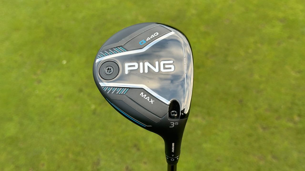 Ping G440 Max fairway wood view of the sole