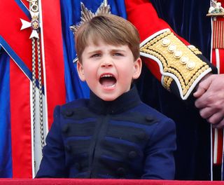 Prince Louis screaming at the Coronation