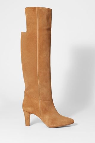 Suede Knee Boots