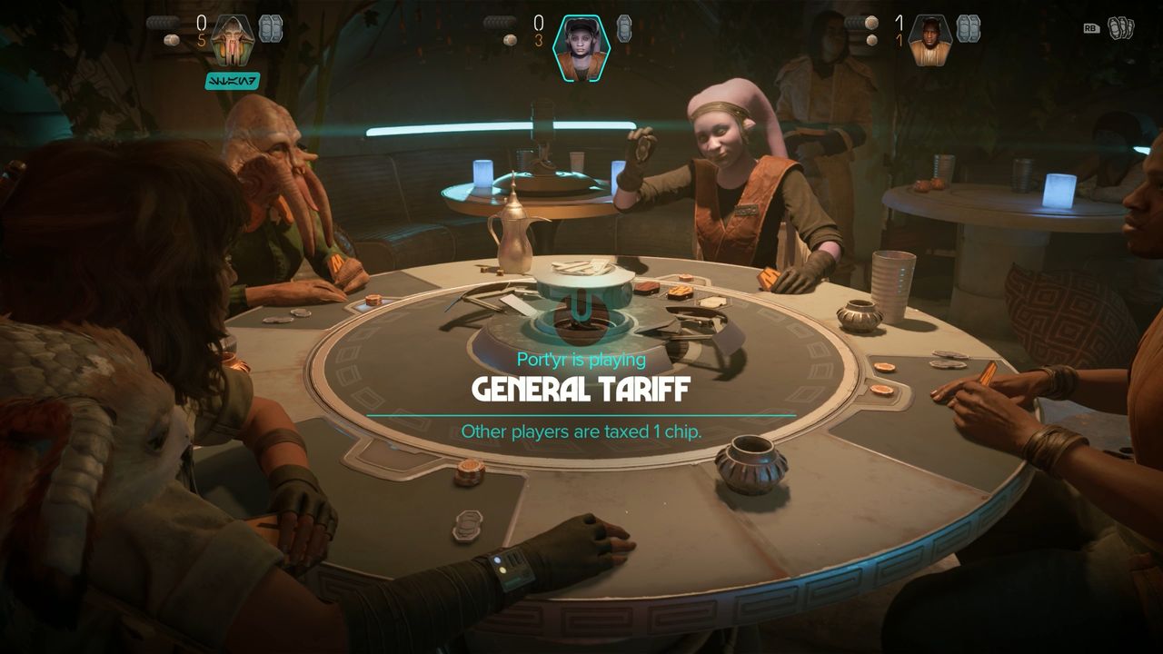 Star Wars Outlaws Kessel Sabacc - Opponent using a Shift Token
