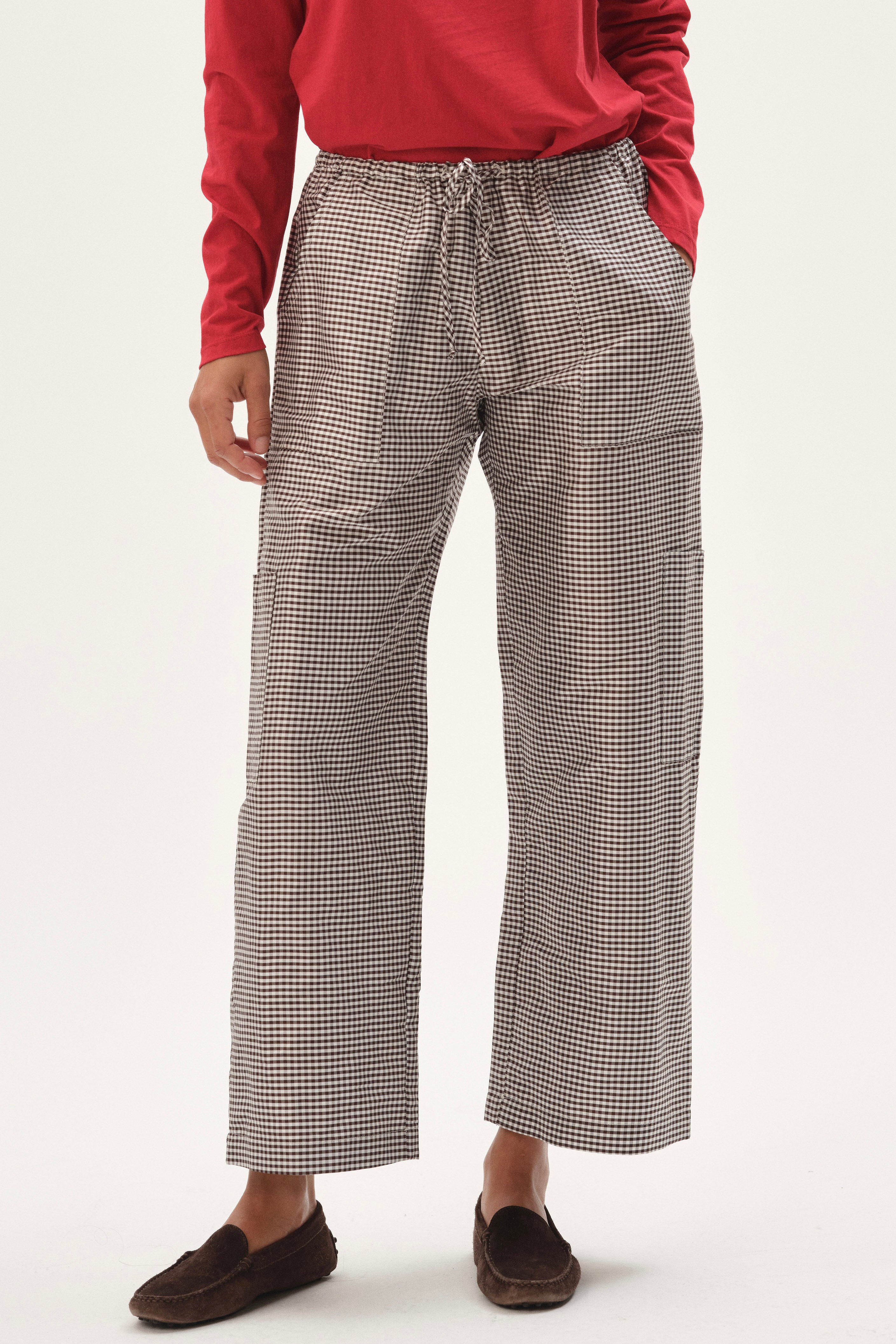 The Taffeta Drawstring Cargo Pant