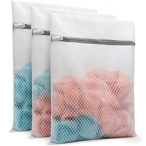 3-pk mesh laundry bags