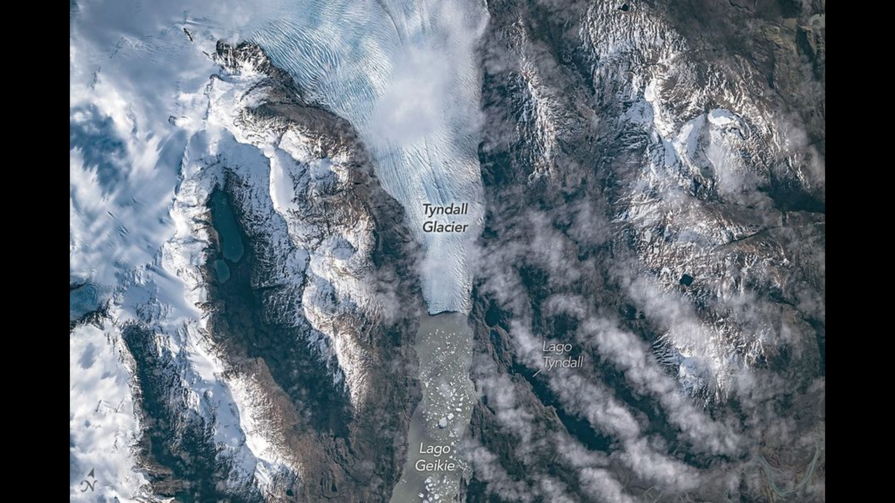 Astronauts watch from space as ice splinters from a glacier | Space photo of the day for June 11, 2026