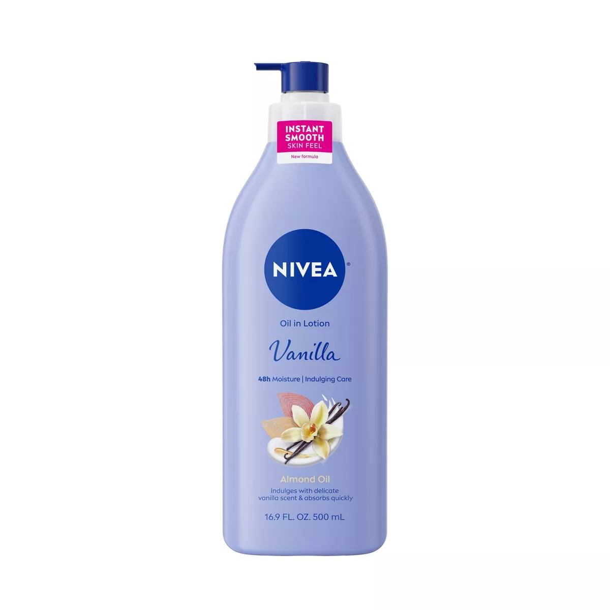 Nivea Oil Infused Body Lotion With Vanilla and Almond Oil - 16.9 Fl Oz