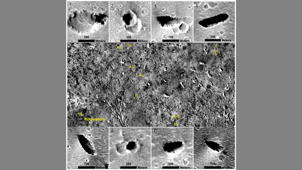Evidence of ancient life on Mars could be hidden away in colossal water-carved caves