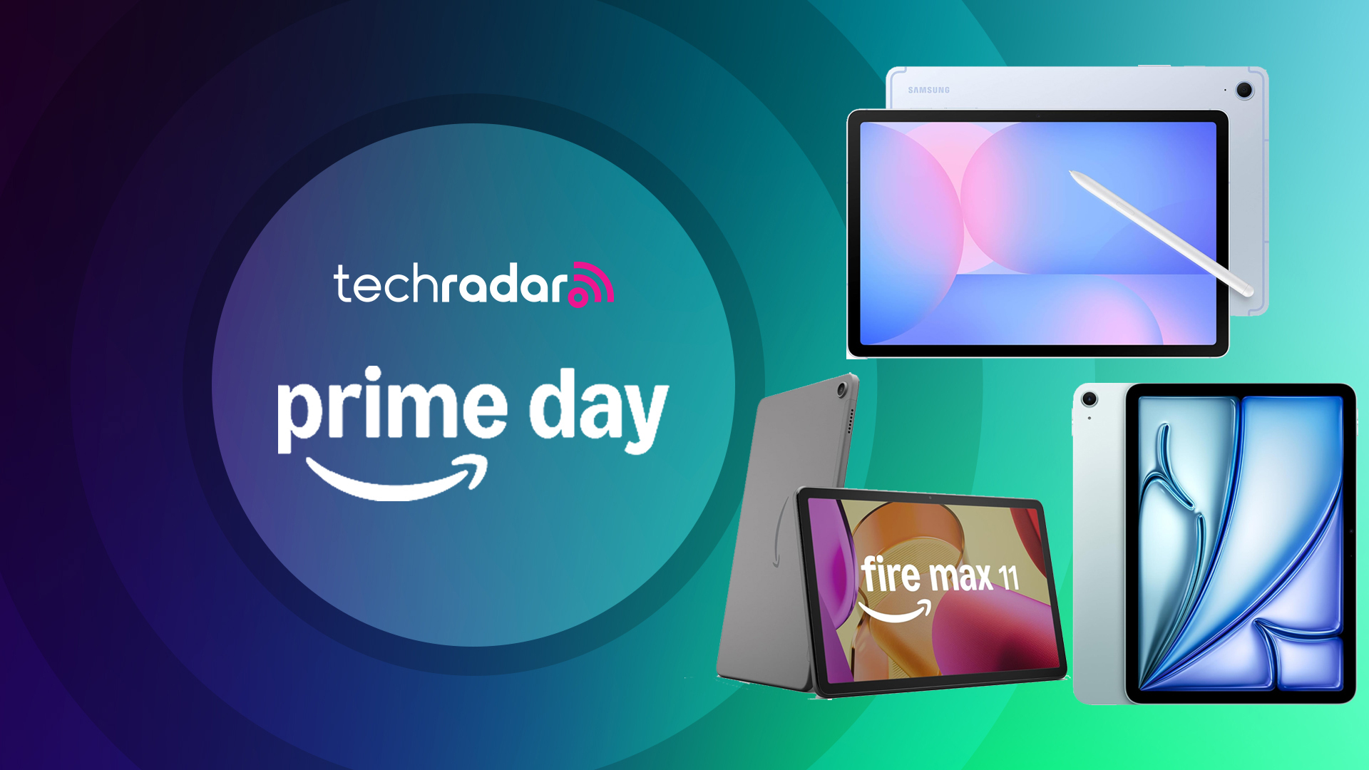 An image representing the best Amazon Prime Day tablet deals 2025