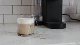 English breakfast latte made with Keurig K-Supreme SMART coffee maker