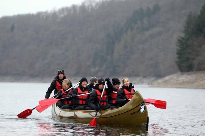 Andy Schlek and co. re-enact the Lord of the Rings in Luxembourg.