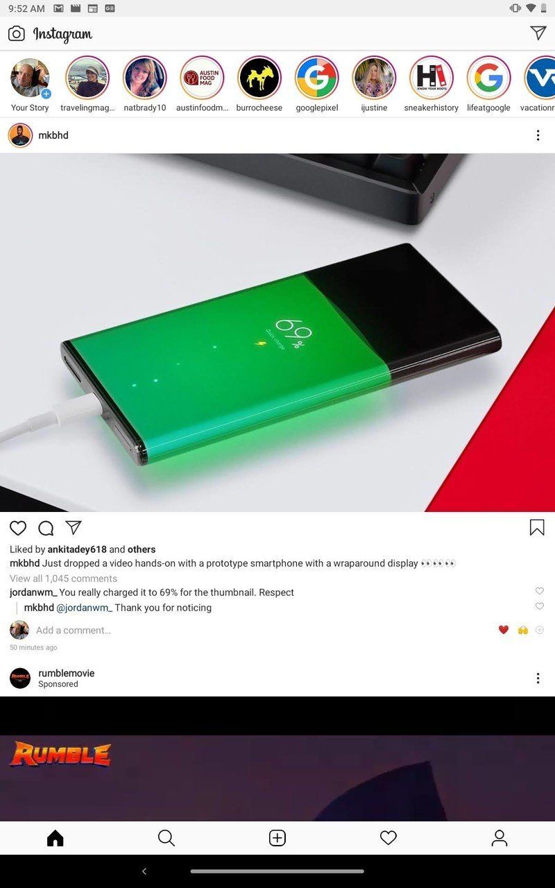 Instagram Portrait Lenovo Yoga Tab