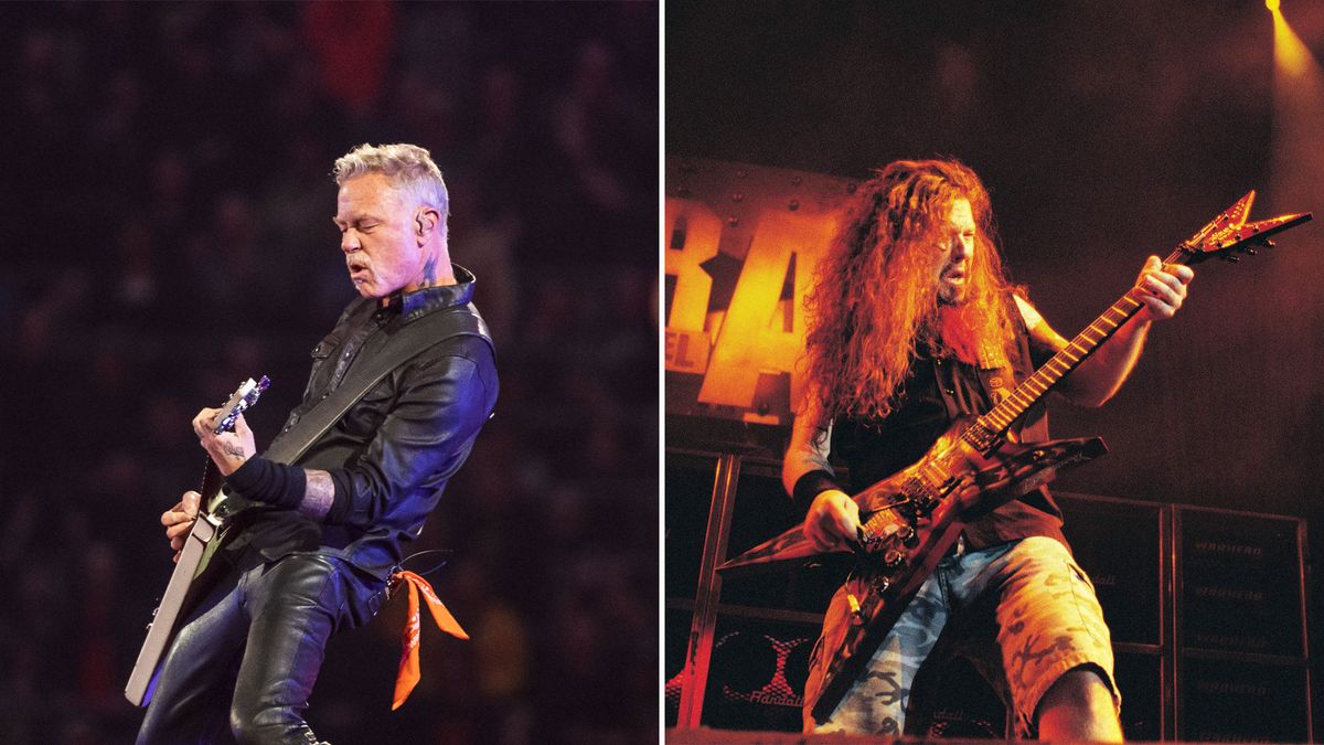 James Hetfield and Dimebag Darrell