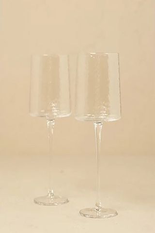 George Home Stacey Solomon collection textured wine glasses.