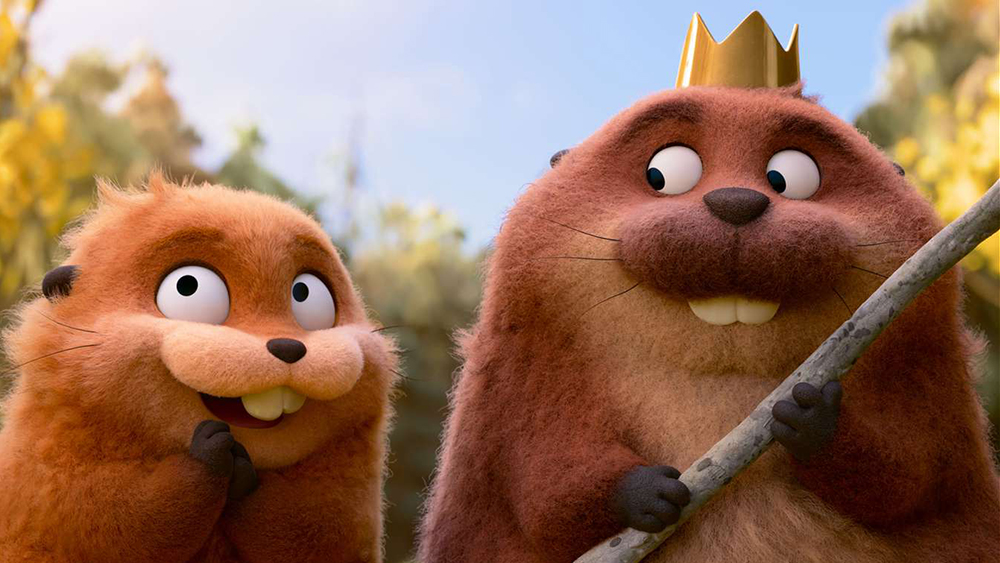 Beaver characters in Pixar's Hoppers