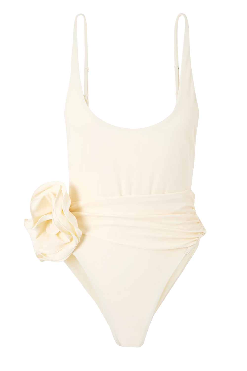 Appliquéd Ruched Swimsuit